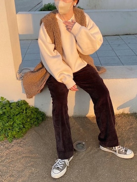 「TENTO（テント）のアイテム」を使った、o...さん（レディース・157cm）の秋コーディネート