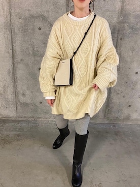 「REMME（レメ）のアイテム」を使った、o...さん（レディース・157cm）の秋コーディネート