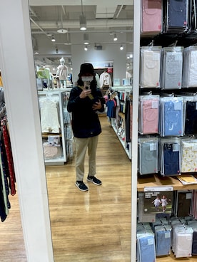 「plain-me（プレインミー）のアイテム」を使った、陳瑞源さん（メンズ・174cm）の秋コーディネート
