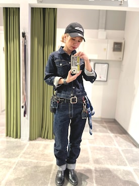 「アイテム（ファッション雑貨）」を使った、まゆみんさん（レディース・153cm・40代）の秋コーディネート