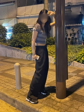「Mayree（メイリー）のアイテム（パンツ）」を使った、shaさん（レディース・167cm）の夏コーディネート