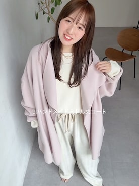 「アイテム（その他アウター）」を使った、hanaeさん（レディース・153cm）の夏コーディネート