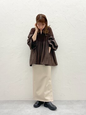 hanaeさん（レディース・153cm）の冬コーディネート