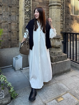 hanaeさん（レディース・153cm）の冬コーディネート