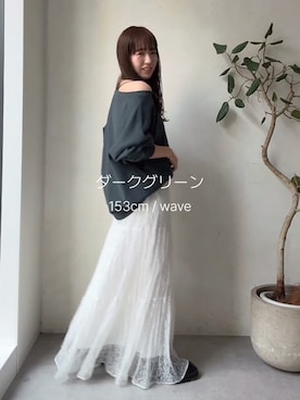 「アイテム（スウェット）」を使った、hanaeさん（レディース・153cm）の秋コーディネート