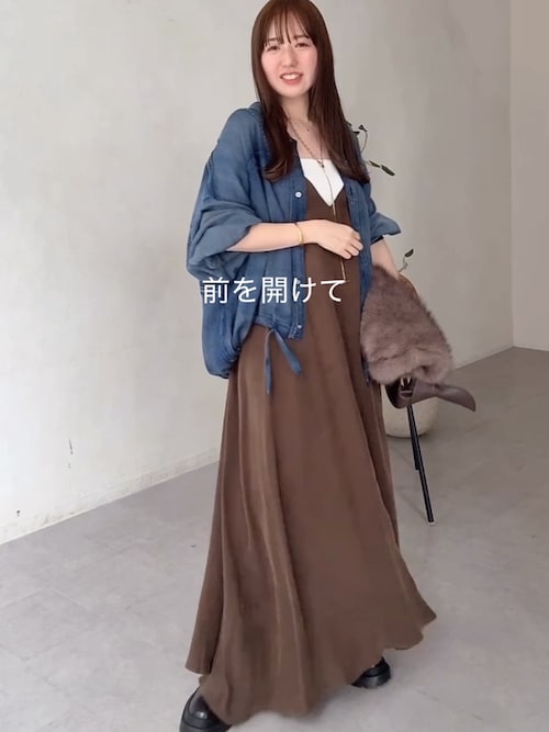 キュプラキャミワンピース