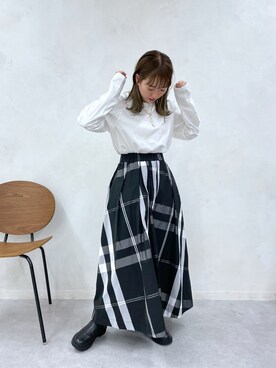 「映えコーデ」｜hanaeさん（レディース・153cm）の冬コーディネート