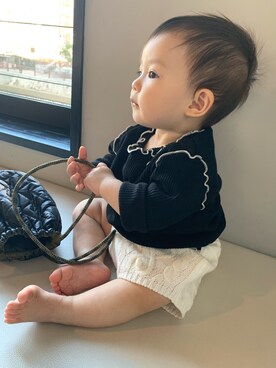 「シンフルコーデ」｜Uさん（キッズ・70cm）の秋コーディネート