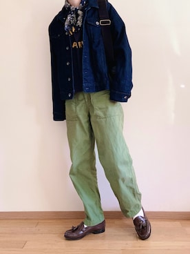 「BRADY（ブレディー）のアイテム」を使った、なりの介さん（レディース・160cm）の秋コーディネート