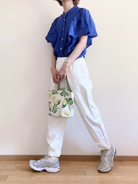 「アイテム（腕時計）」を使った、なりの介さん（レディース・159cm）の秋コーディネート