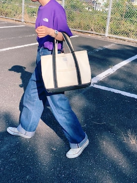 「アイテム（デジタル腕時計）」を使った、なりの介さん（レディース・159cm）の秋コーディネート