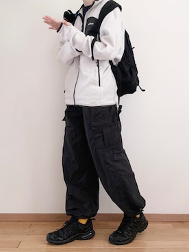 「アイテム（ブルゾン）」を使った、なりの介さん（レディース・159cm・30代）の秋コーディネート