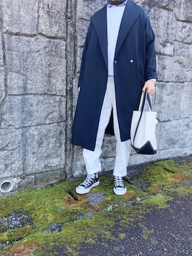 「ORCIVAL（オーシバル）のアイテム」を使った、なりの介さん（レディース・159cm）の冬コーディネート