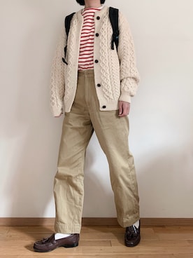 「ORCIVAL（オーシバル）のアイテム」を使った、なりの介さん（レディース・159cm）の冬コーディネート