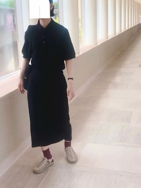 「アイテム（ポロシャツ）」を使った、なりの介さん（レディース・159cm・30代）の夏コーディネート