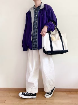 「ORCIVAL（オーシバル）のアイテム（バッグ）」を使った、なりの介さん（レディース・160cm）の春コーディネート