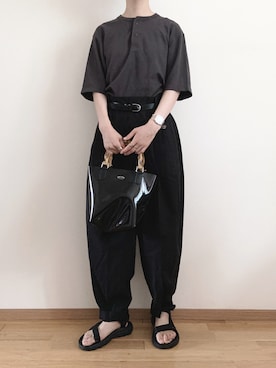 「ボーイッシュ」｜なりの介さん（レディース・159cm）の夏コーディネート