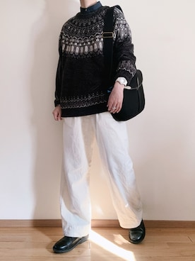 「BRADY（ブレディー）のアイテム」を使った、なりの介さん（レディース・160cm）の冬コーディネート