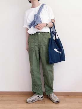 「アイテム（腕時計）」を使った、なりの介さん（レディース・159cm・30代）の夏コーディネート