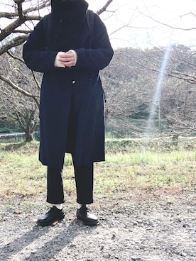 「アイテム（その他アウター）」を使った、なりの介さん（レディース・159cm）の秋コーディネート