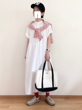 「アイテム（ワンピース/ドレス）」を使った、なりの介さん（レディース・159cm・30代）の秋コーディネート