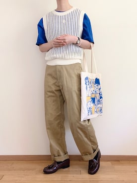なりの介さんのコーディネート