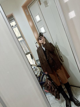 「Samansa Mos2 blue（サマンサモスモスブルー）のアイテム（テーラードジャケット）」を使った、sawawaさん（レディース・157cm）の秋コーディネート