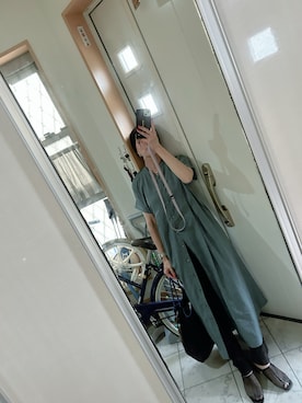 「GRL（グレイル）のアイテム（サンダル）」を使った、sawawaさん（レディース・157cm）の夏コーディネート