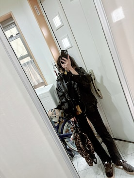 「アイテム（トートバッグ、その他）」を使った、sawawaさん（レディース・157cm）の秋コーディネート