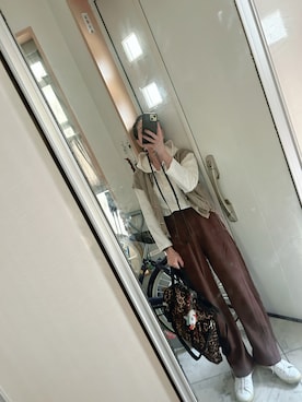 「Eddie Bauer（エディーバウアー）のアイテム」を使った、sawawaさん（レディース・157cm）の秋コーディネート