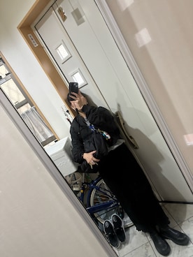 「アイテム（ボディバッグ/ウエストポーチ）」を使った、sawawaさん（レディース・157cm）の秋コーディネート