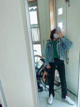 Uniqlo ユニクロ のデニムジャケットを使ったレディース人気ファッションコーディネート Wear