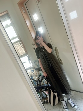 「アイテム（ワンピース/ドレス）」を使った、sawawaさん（レディース・157cm）の夏コーディネート