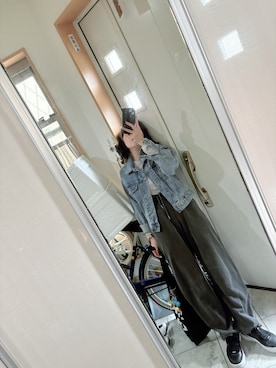 「Re:EDIT（リエディ）のアイテム」を使った、sawawaさん（レディース・157cm）の春コーディネート