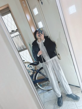 「Eddie Bauer（エディーバウアー）のアイテム」を使った、sawawaさん（レディース・157cm）の冬コーディネート