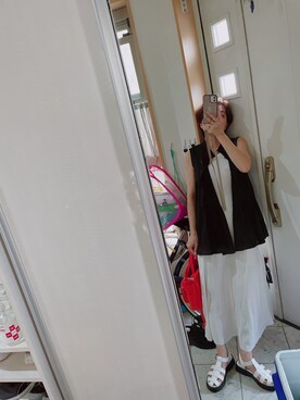 sawawaさん（レディース・157cm）の夏コーディネート