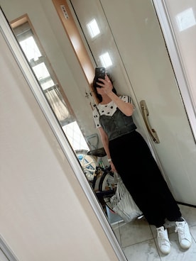 「coca（coca）（コカ）のアイテム」を使った、sawawaさん（レディース・157cm）の夏コーディネート