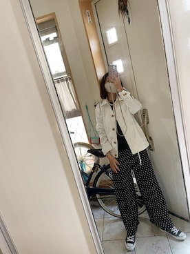「Eddie Bauer（エディーバウアー）のアイテム（その他アウター）」を使った、sawawaさん（レディース・157cm）の春コーディネート