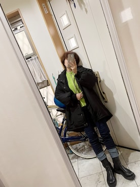 「Eddie Bauer（エディーバウアー）のアイテム」を使った、sawawaさん（レディース・157cm）の冬コーディネート