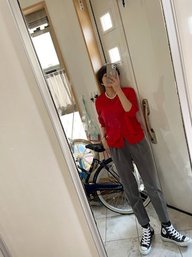 「Eddie Bauer（エディーバウアー）のアイテム」を使った、sawawaさん（レディース・157cm）の秋コーディネート