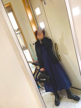 「&. NOSTALGIA（アンドドットノスタルジア）のアイテム（バッグ）」を使った、sawawaさん（レディース・157cm）の春コーディネート