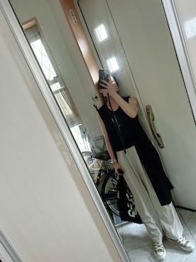 「Bershka（ベルシュカ）のアイテム」を使った、sawawaさん（レディース・157cm）の秋コーディネート