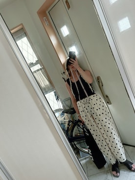 「SESTO（セスト）のアイテム（サンダル）」を使った、sawawaさん（レディース・157cm）の夏コーディネート