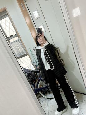 「あつぞこスニーカー」｜sawawaさん（レディース・157cm）の春コーディネート