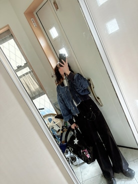 「andme（アンドミー）のアイテム」を使った、sawawaさん（レディース・157cm）の春コーディネート