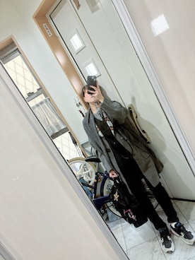 「Eddie Bauer（エディーバウアー）のアイテム」を使った、sawawaさん（レディース・157cm）の春コーディネート