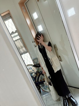 「H&M（エイチ・アンド・エム）のアイテム（パンツ）」を使った、sawawaさん（レディース・157cm）の夏コーディネート