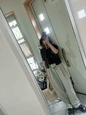 「H&M（エイチ・アンド・エム）のアイテム」を使った、sawawaさん（レディース・157cm）の夏コーディネート
