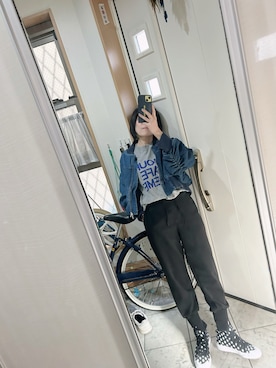 「ZARA（ザラ）のアイテム（ブルゾン）」を使った、sawawaさん（レディース・157cm）の冬コーディネート