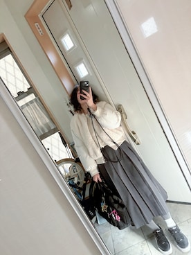 「ZARA（ザラ）のアイテム（ブルゾン）」を使った、sawawaさん（レディース・157cm）の春コーディネート